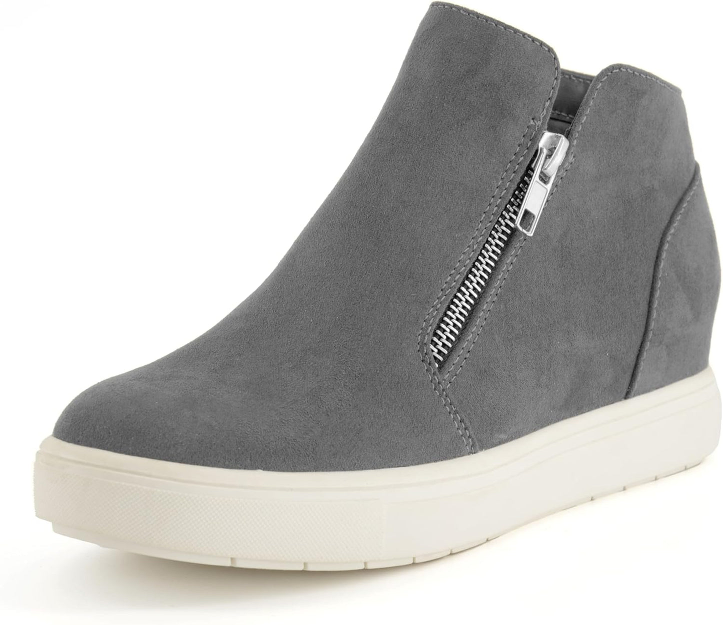CUSHIONAIRE Women's Hart Hidden Wedge Sneaker for Style & Comfort
