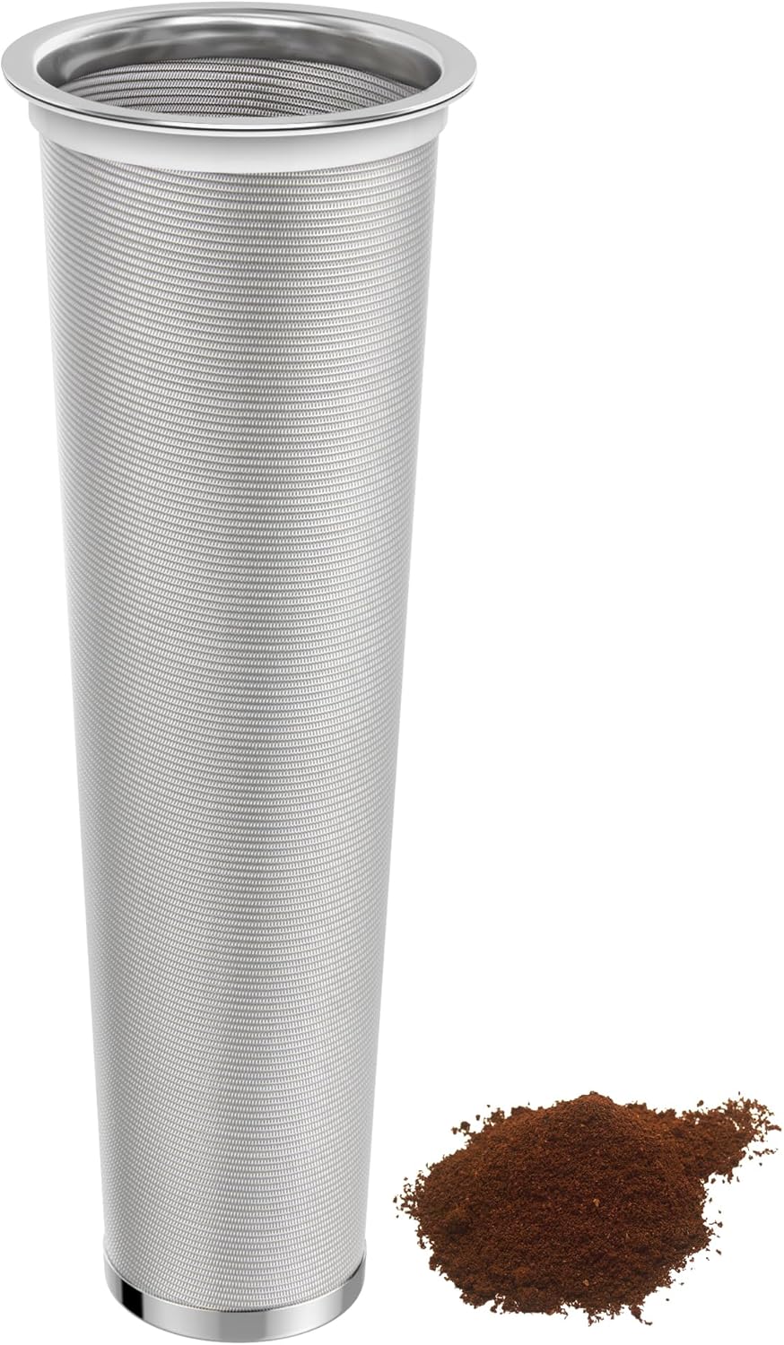 Reusable Stainless Steel Cold Brew Filter - Superior Taste!