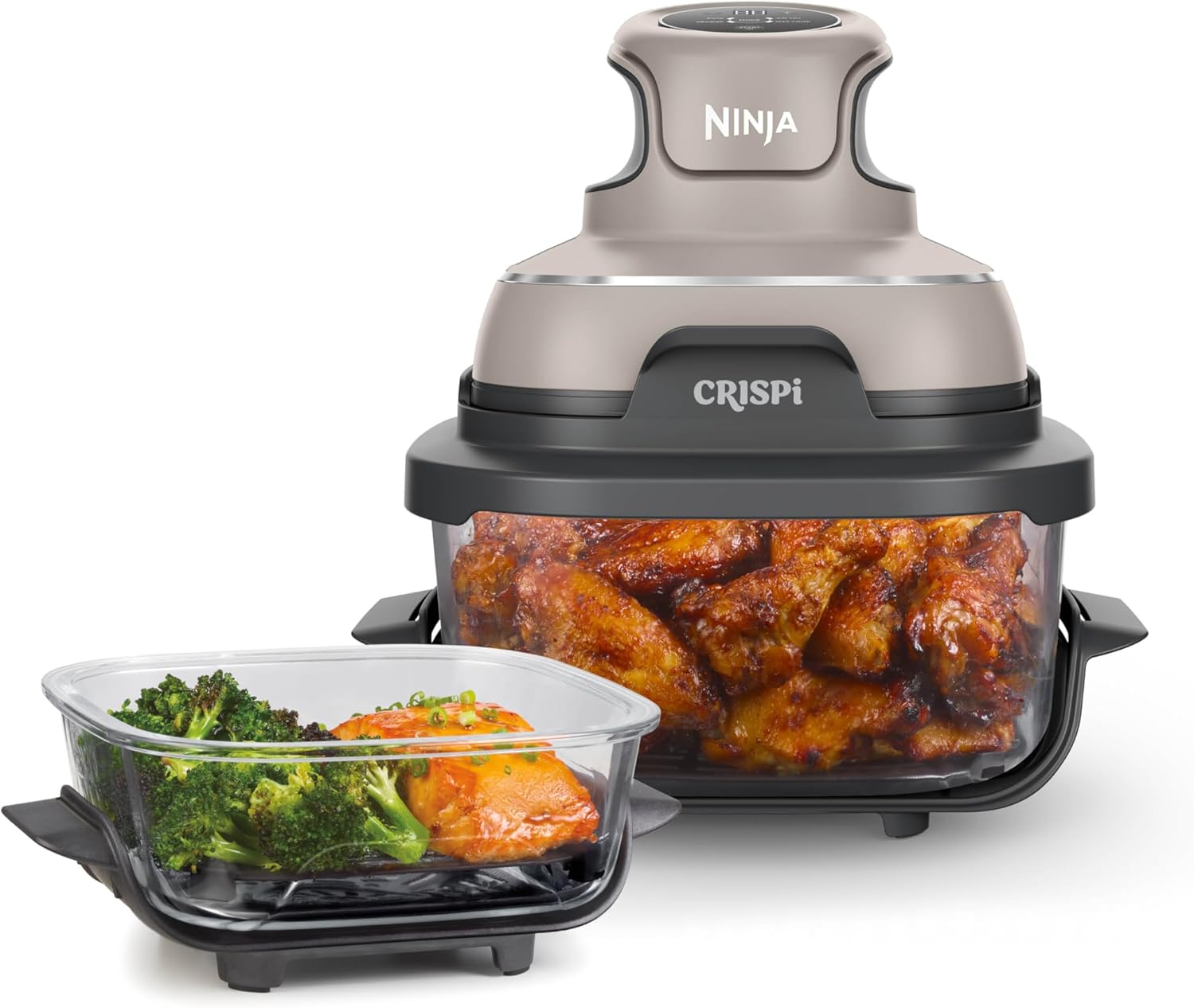Ninja Crispi Air Fryer - Non-Toxic Glass, Easy Meals, 4QT