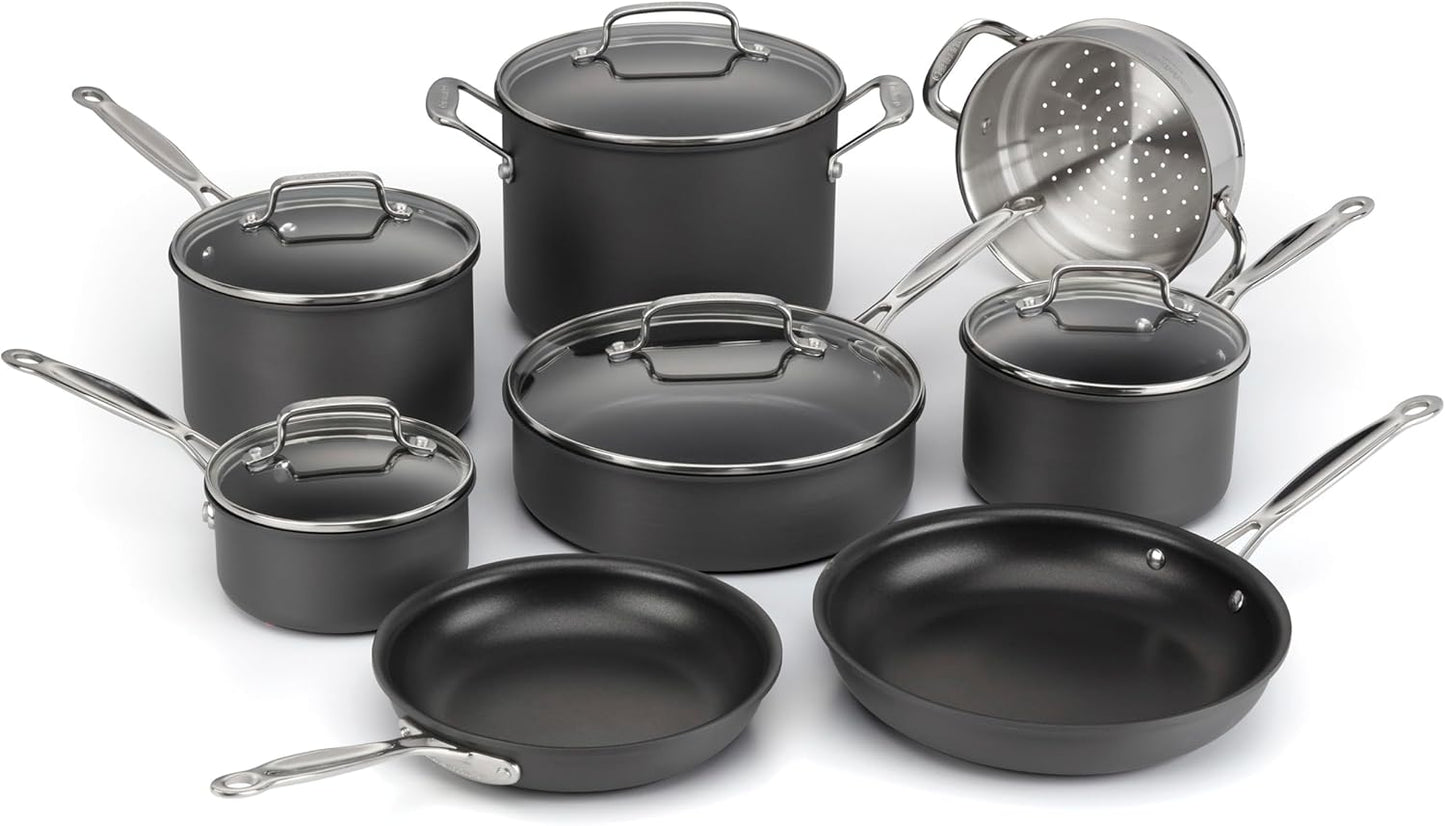 Cuisinart Chef's Classic Nonstick Hard Anodized Cookware Set