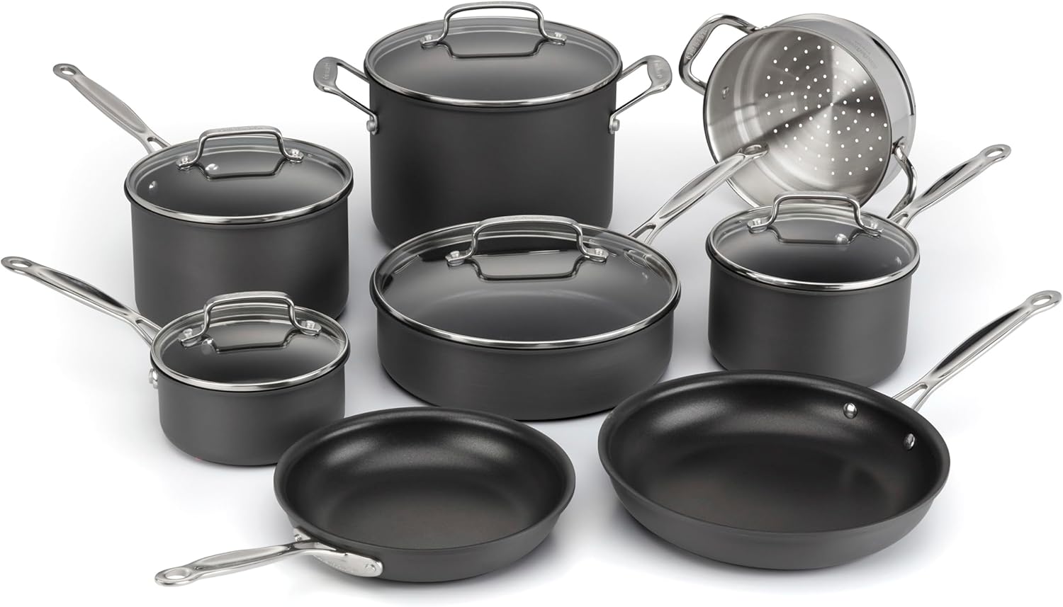 Cuisinart Chef's Classic Nonstick Hard Anodized Cookware Set