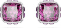 Swarovski Heart Shaped Earrings from the Crystal Chroma Collection
