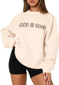 MAPICK Womens Oversized Christian Sweatshirt - Cozy Fleece Crewneck