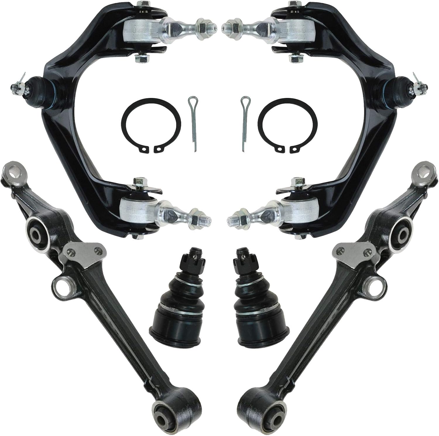 TRQ Front Control Arm Set for 1994-1999 Honda and Acura Models