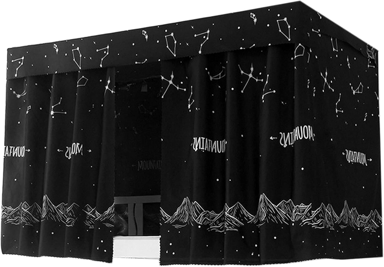Dorm Privacy Blackout Curtains - Starry Sky Design