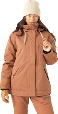 Roxy womens Billie Jacket - 10K Waterproof Tailored Snow Jacket