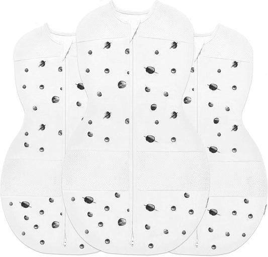 Happiest Baby Sleepea Swaddle - Organic Cotton 3-Pack Bundle