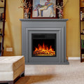 36 Electric Fireplace Mantel Freestanding Electric Fireplace