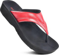 Arch Support Flip Flops for Women Comfortable Travel Sandals - Stylish