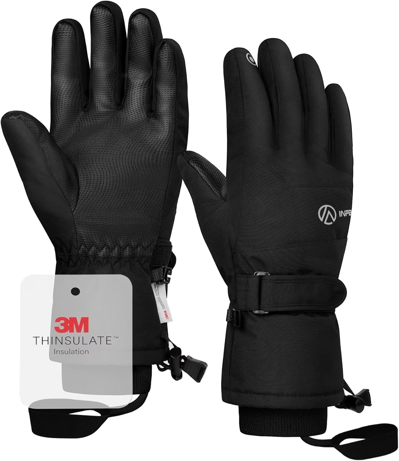 INPAKO 3M Thinsulate Ski Gloves: Warm, Waterproof & Touchscreen