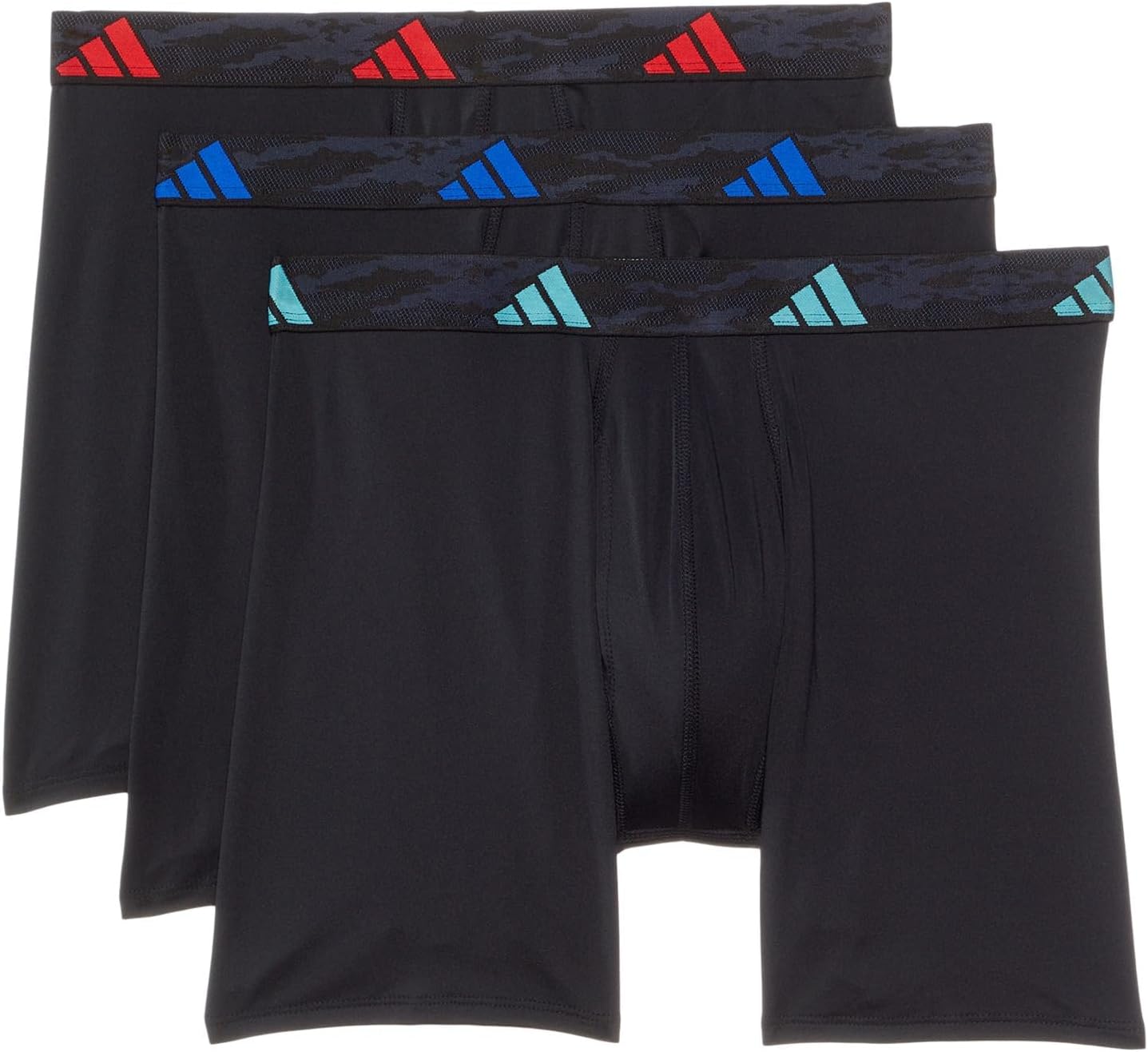 adidas Men's Microfiber Boxer Briefs 3-Pack for All-Day Comfort