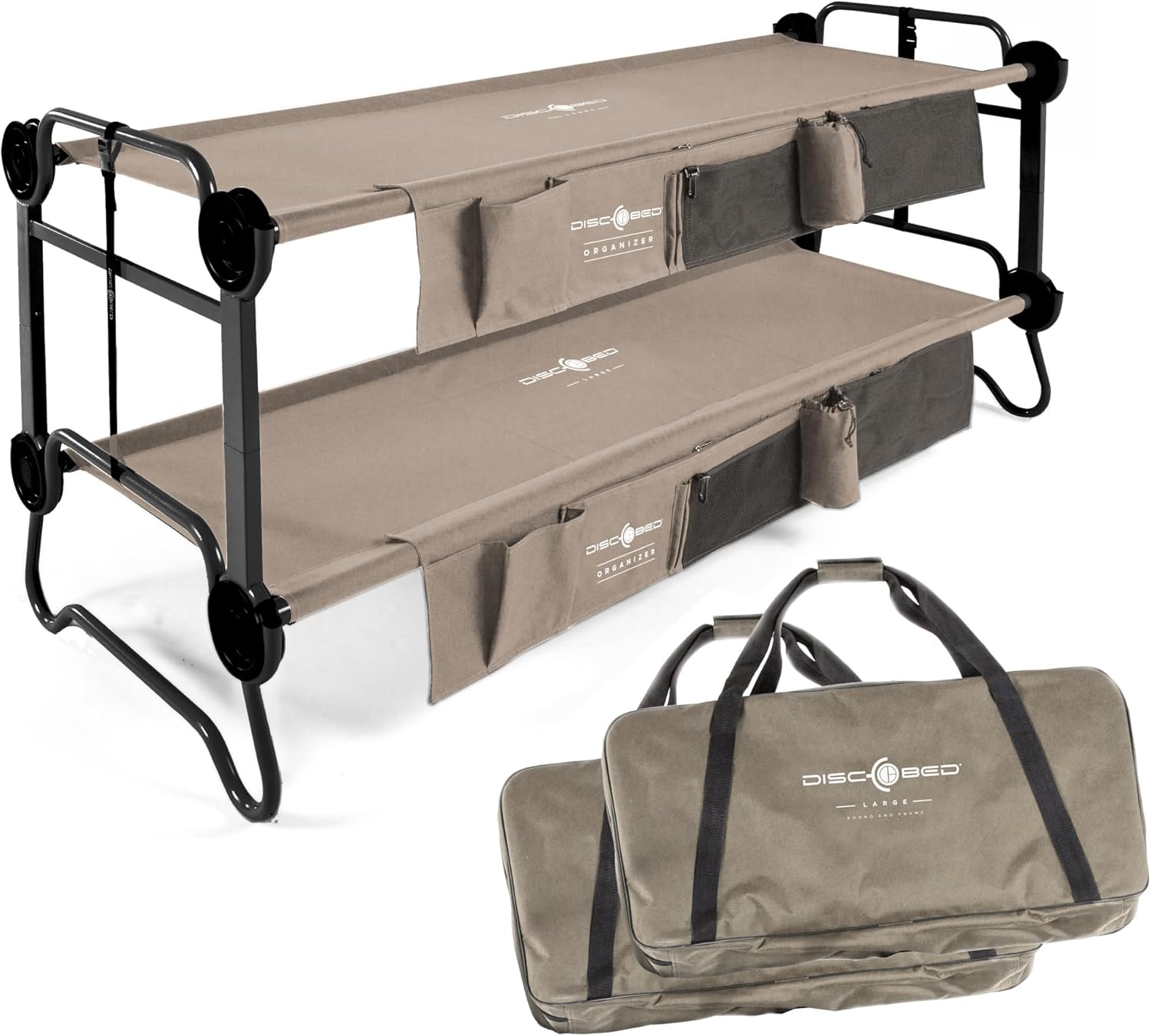 Ultimate Camping Comfort with Side Organizers