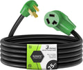 RVMATE 3 Prong Dryer Extension Cord 25 Feet for Safe Use