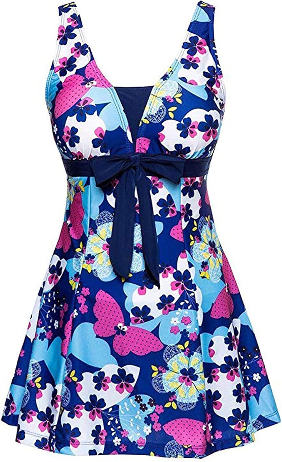 ECUPPER Womens One Piece Swimsuit for Plus Size Tummy Control