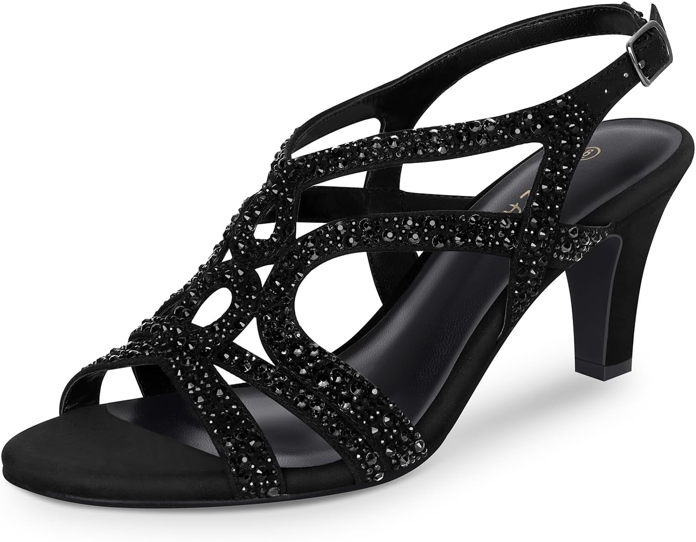 PIZZ ANNU Women's Amelia Heels Sandals for Party Wedding Events