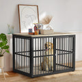 Lyromix 43ft' Dog Crate Furniture with 3 Doors for Dogs