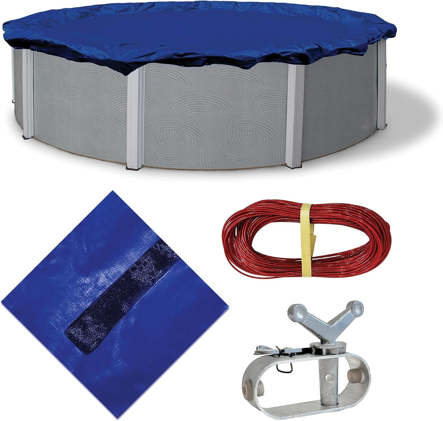 Durable 15-Year Round Above Ground Pool Cover for Winter Use