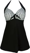 Vintage Sailor Pin Up Swimsuit One Piece Skirtini - Flattering Fit