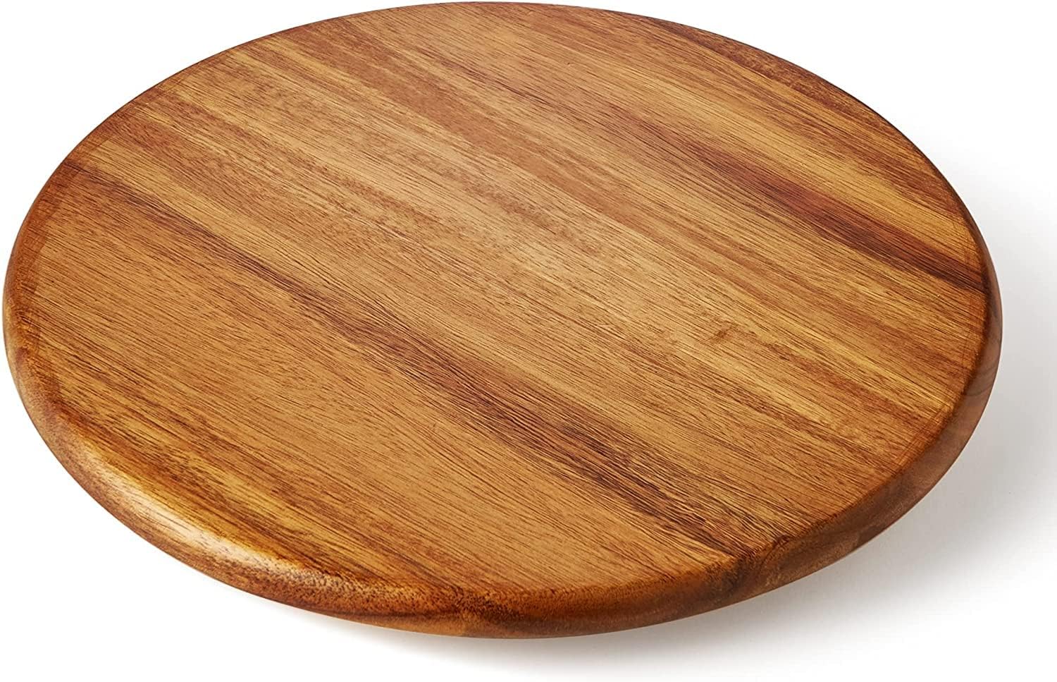 Acacia Wood Lazy Susan Turntable Tray for Organized Kitchen