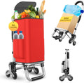 Heavy Duty 3 in 1 Shopping Cart - Foldable 110 lb Utility Dolly