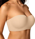 OEAK Womens Strapless Bandeau Bra - Convertible, Non-Slip Support