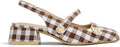 Slingback Mary Jane Heels for Women Low Block Heel - Comfortable toe