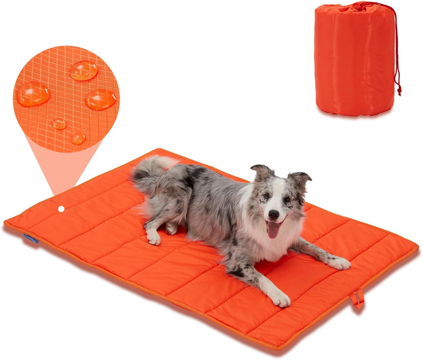 Extra Large Outdoor Dog Bed for Camping, Waterproof & Portable