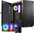 VETROO AL800 Full Tower PC Case with Tempered Glass and ARGB - High