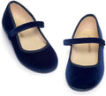 Mary Jane Shoes for Girls Classic Comfortable Velvet Flats