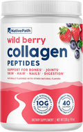 NativePath Collagen Peptides Wild Berry - Grass-Fed Type 1 & 3