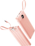 Portable Phone Charger Slim 10000mAh Power Bank - Travel Ready