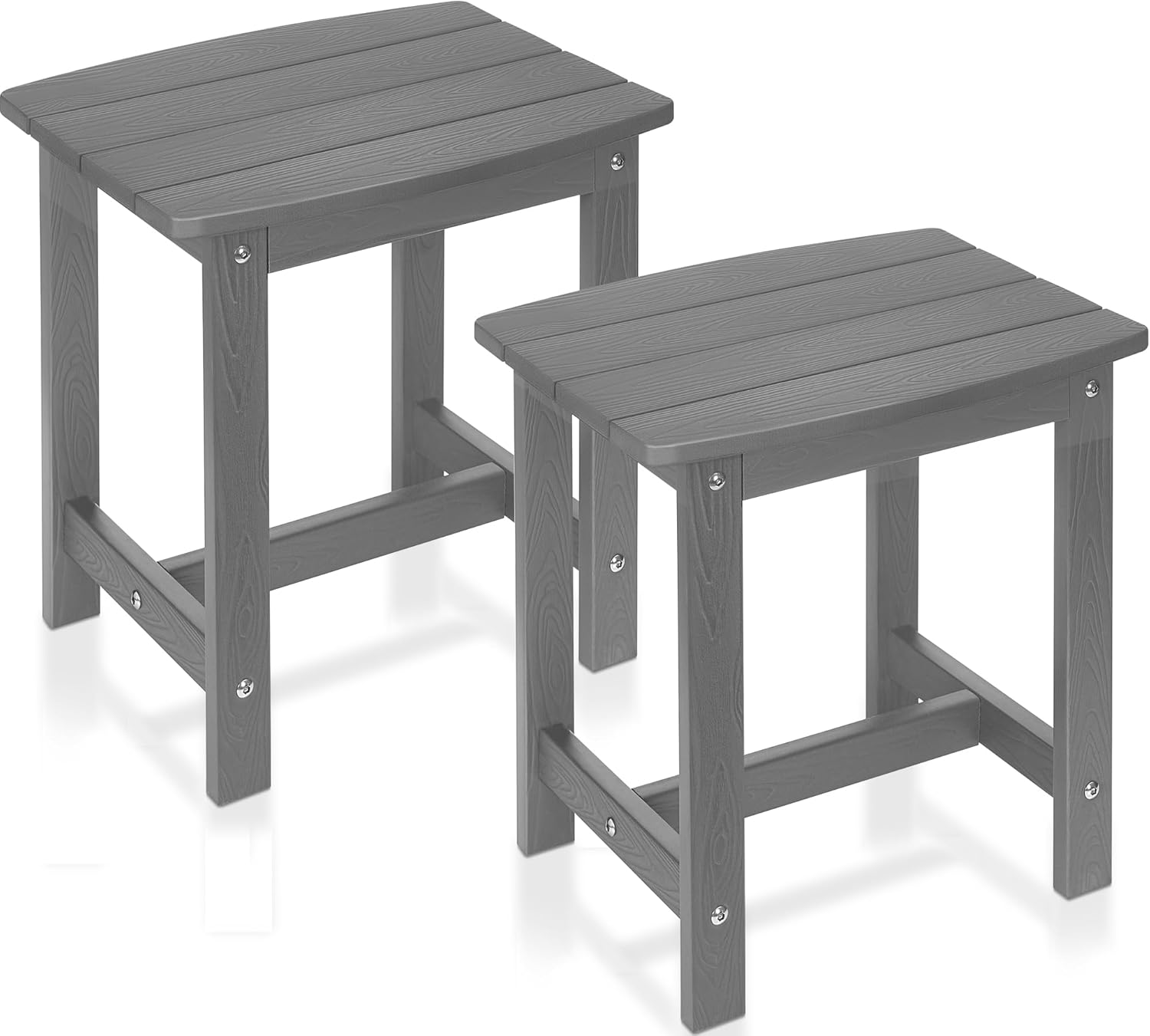 Y&M Outdoor Side Table - Waterproof Small Square Table Set