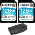 Kingston 128GB SDXC Canvas Go Plus 170MB/s Read - Fast 4K Workflow