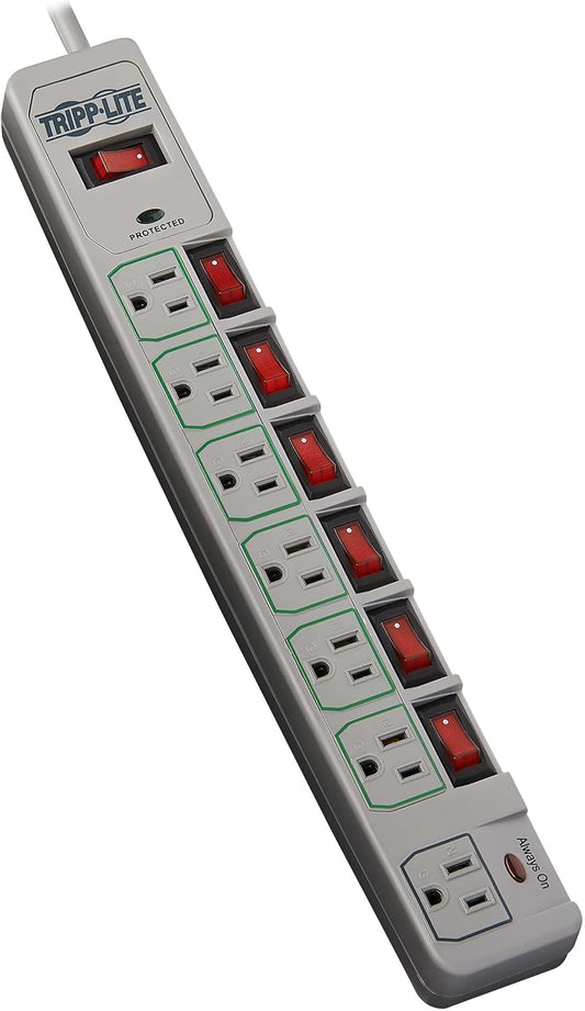 Tripp Lite 7 Outlet Surge Protector - Total Control!