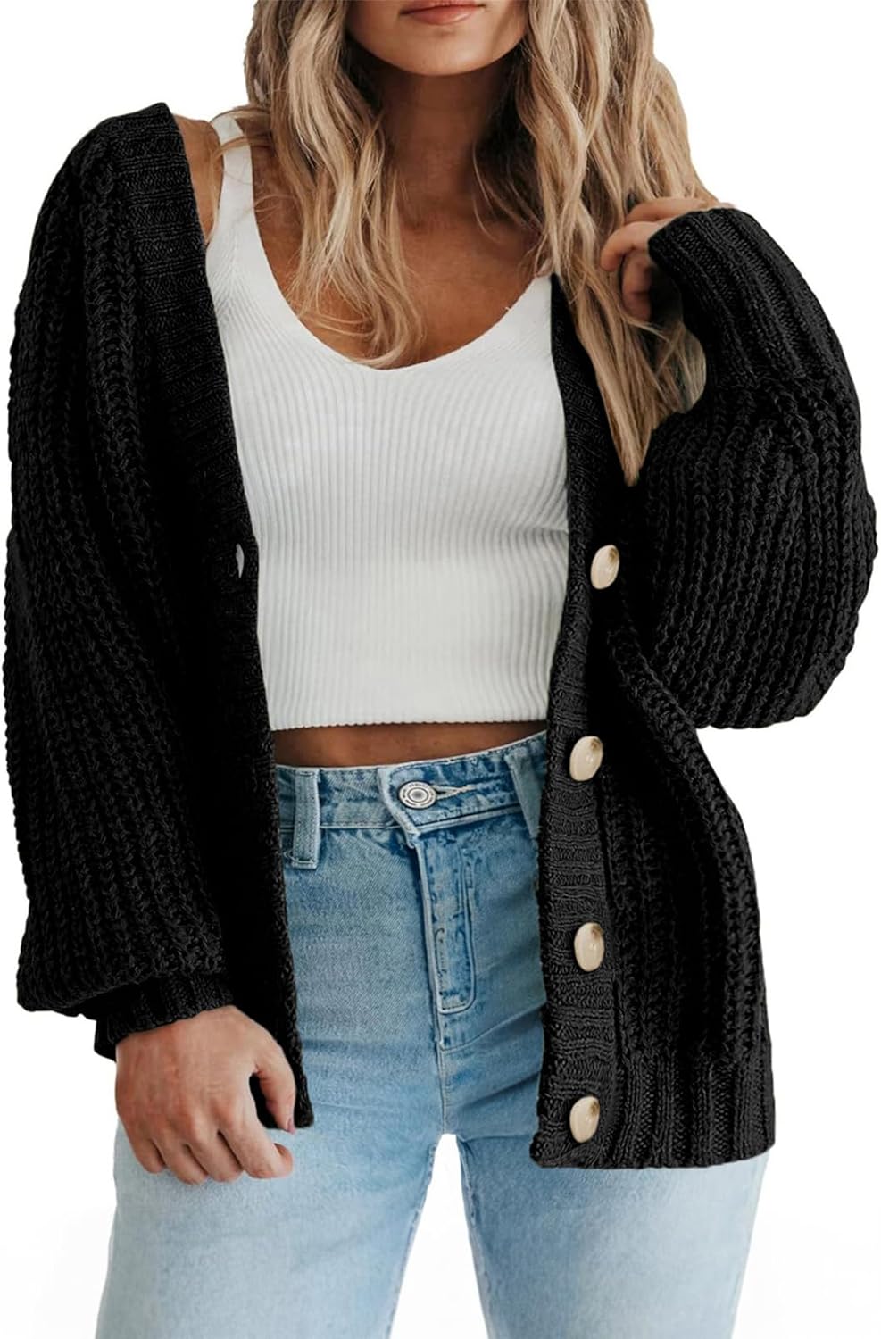 Eytino Womens Plus Size Cardigan Sweater for Every Occasion