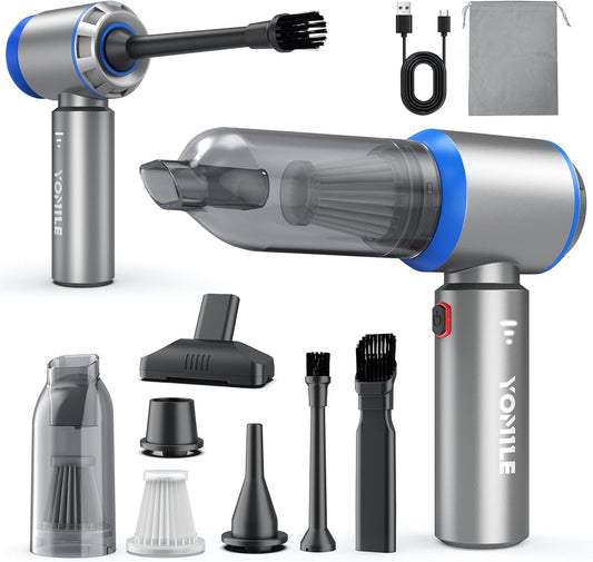 Yomile 2-in-1 Mini Vacuum: Powerful & Wireless!