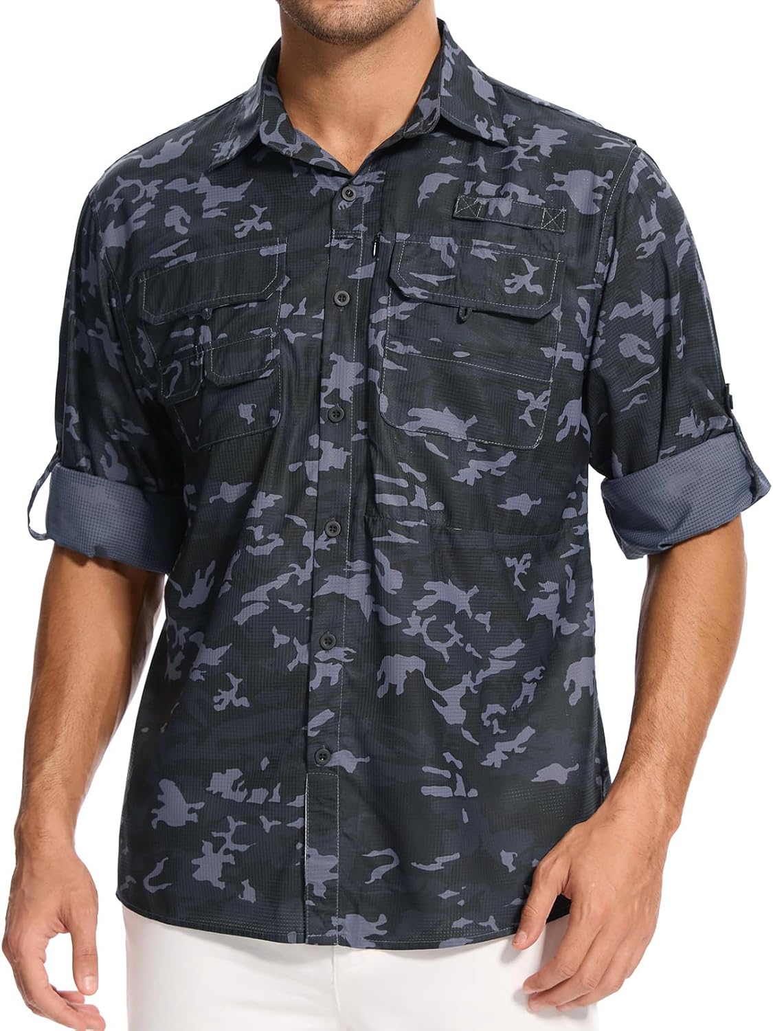 Men's Sun Protection Fishing Shirts for Outdoor Adventures