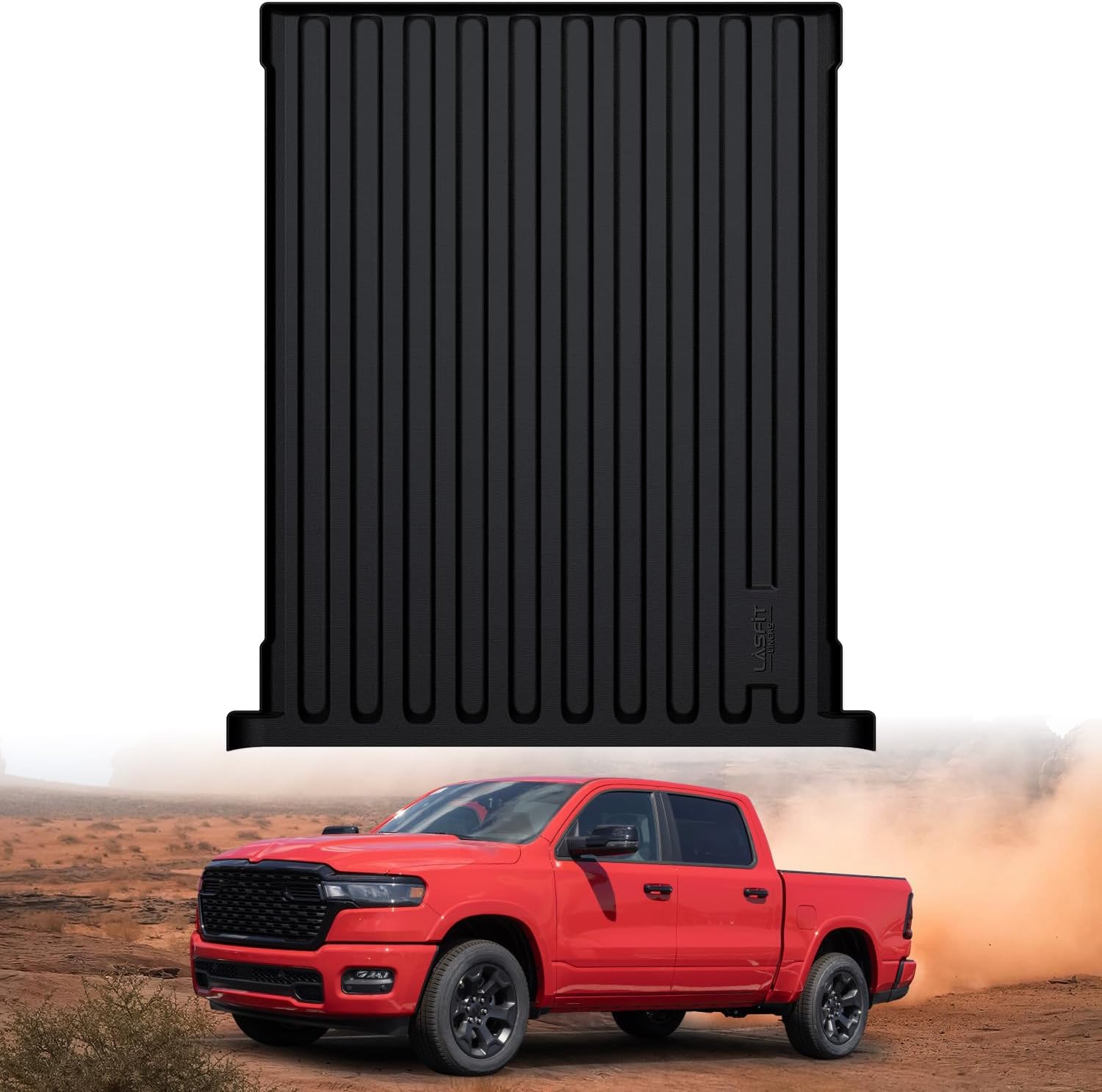 LASFIT 5FT7 Truck Bed Mat for Ram 1500 2009-2025 & Classic