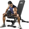 FLYBIRD Weight Bench Adjustable Strength Training Bench - Fast Folding