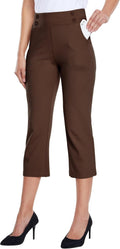 Women's 21in Capri Pants - Stretch Office & Yoga Capris