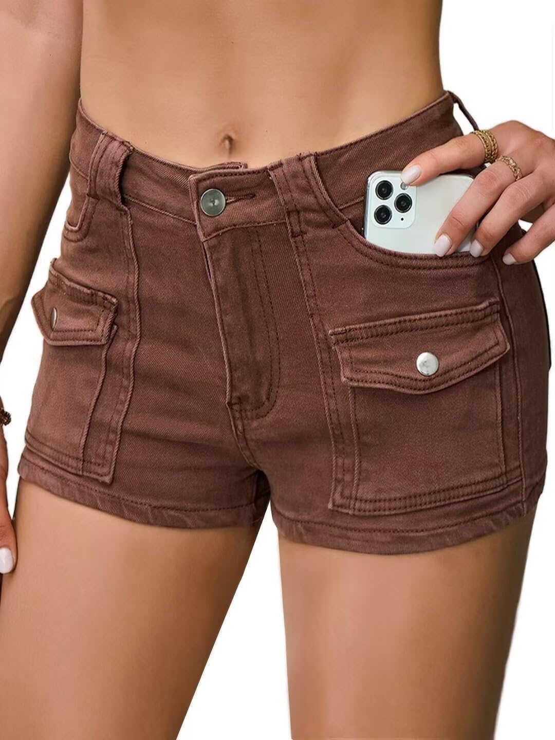 Women's Stretchy Jean Shorts for Comfort and Style All Day