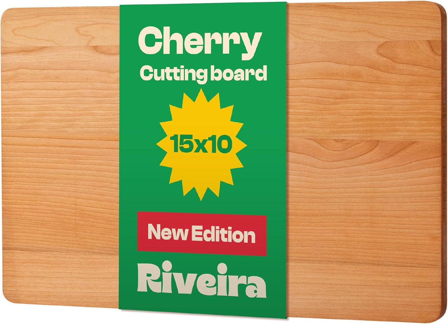 Riveira Cherry Wood Cutting Board: Perfect for Culinary Mastery
