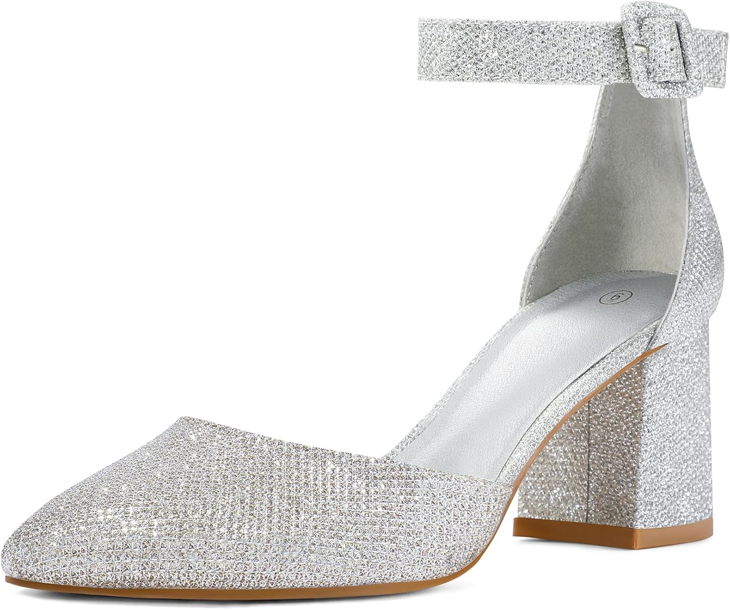 mysoft Women's Pointed Toe Low Chunky Heels for Any Occasion
