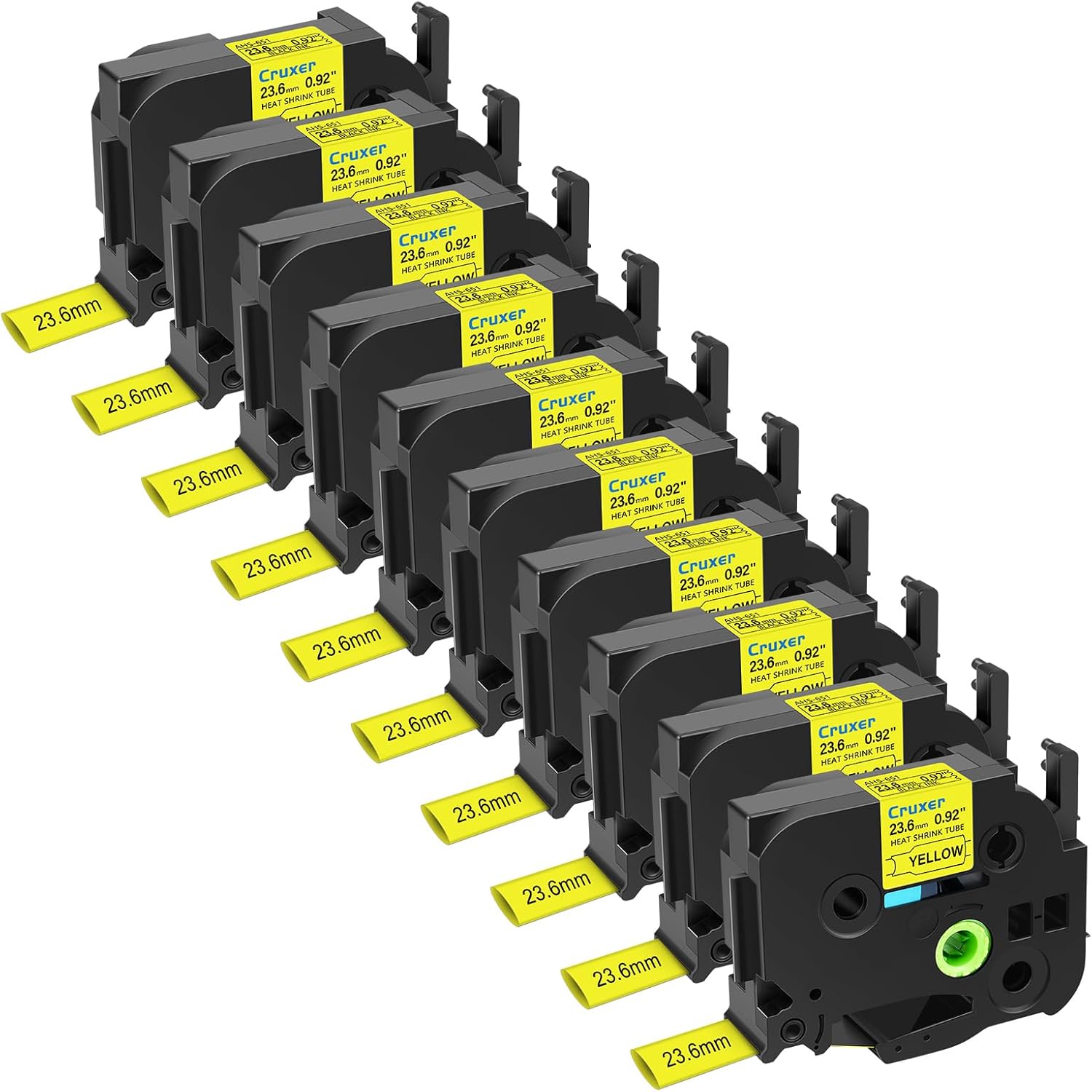 10 Pack Compatible Heat Shrink Tube Tape for Label Makers