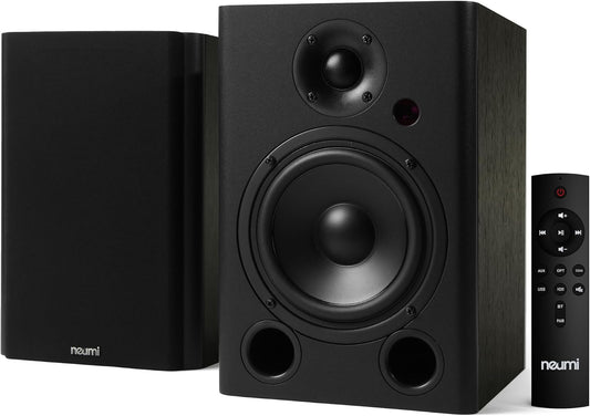 NEUMI BS5P-ARC Powered Bookshelf Speakers with Bluetooth and HDMI