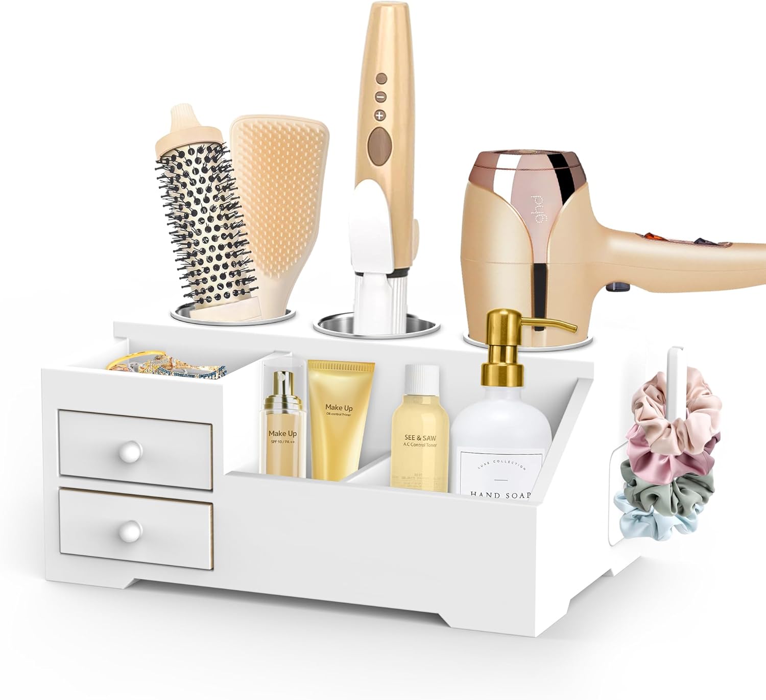 Bathroom Vanity Organizer with Drawers - FINECLICK