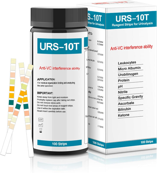 10-in-1 UTI Test Strips - Fast Results!