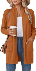 Long Cardigan Sweater Women Lightweight Open Front Duster - Layering