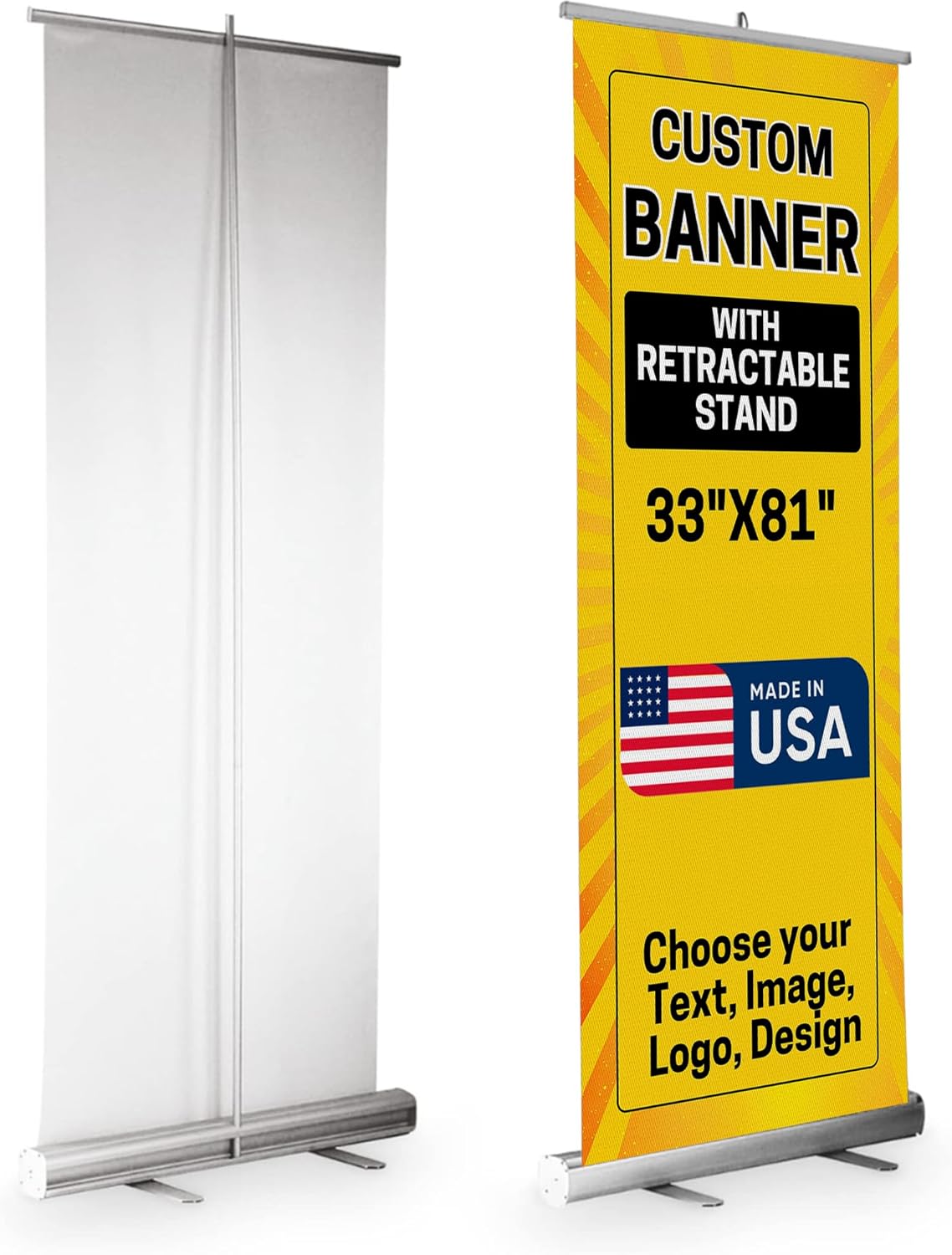 Custom Retractable Banner Stand for Events and Advertising Needs