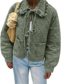 Stylish Quilted Denim Puffer Jackets for Women in Fall Fashion